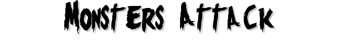 Monsters Attack! font